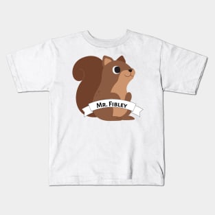 Mr. Fibley - squirrel -Stranger Things Inspired Kids T-Shirt